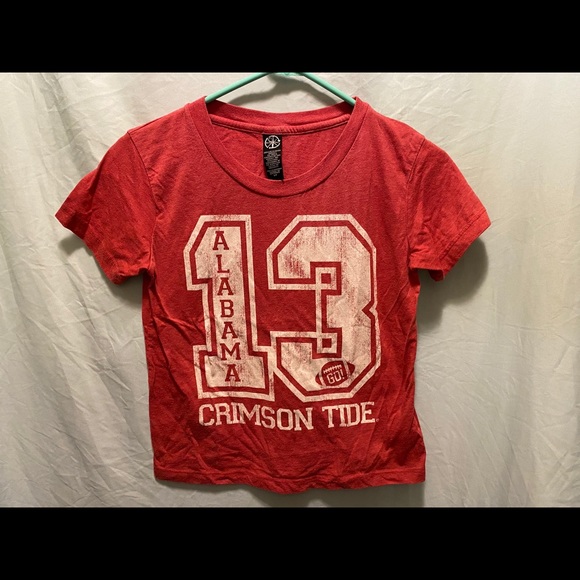 Tops - Alabama Crimson Tide #13 short t-shirt